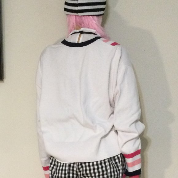 TOMMY HILFIGER SLOUCHY IVY LEAGUE SWEATER MEDIUM - Picture 7 of 10